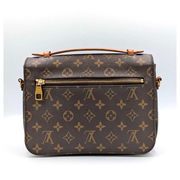 Pre-owned Louis Vuitton Monogram Canvas Pochette Métis Bag Brown M44875 - Picture 2 of 16